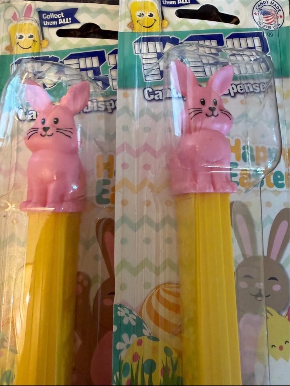 Assorted Spring Candy Dispensers - Yellow, Pink, Orange, Green - Picture 2 of 5